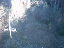 Kamera na svahu B, nástup vleku