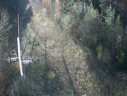 Kamera na svahu B, nástup vleku