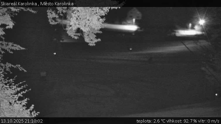 Skiareál Karolinka - Město Karolinka - 13.10.2025 v 21:10 Skiareál Karolinka - Město Karolinka - 13.10.2025 v 21:10