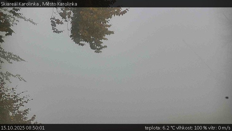 Skiareál Karolinka - Město Karolinka - 15.10.2025 v 08:50 Skiareál Karolinka - Město Karolinka - 15.10.2025 v 08:50
