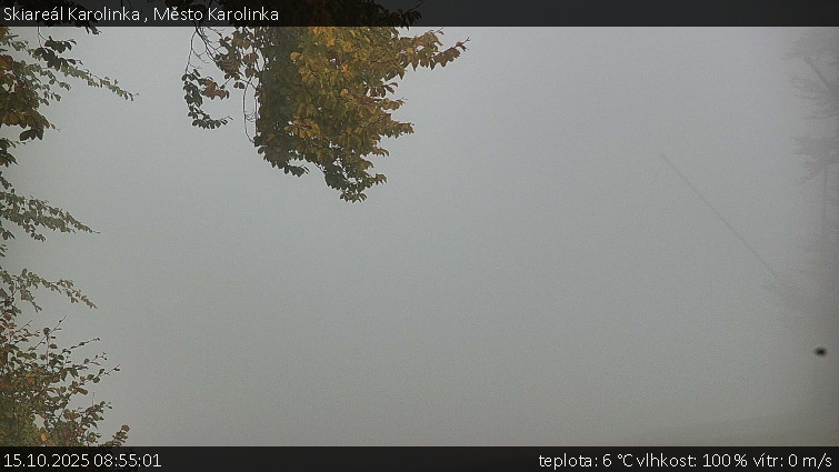 Skiareál Karolinka - Město Karolinka - 15.10.2025 v 08:55 Skiareál Karolinka - Město Karolinka - 15.10.2025 v 08:55
