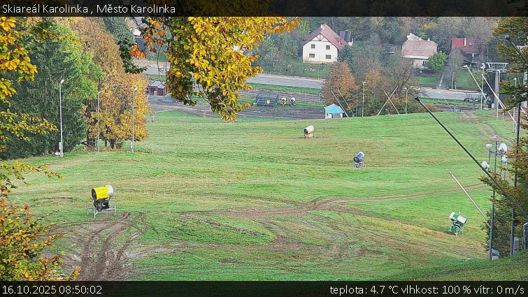 Skiareál Karolinka - Město Karolinka - 16.10.2025 v 08:50 Skiareál Karolinka - Město Karolinka - 16.10.2025 v 08:50