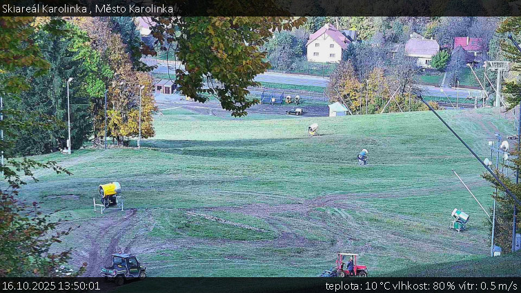 Skiareál Karolinka - Město Karolinka - 16.10.2025 v 13:50 Skiareál Karolinka - Město Karolinka - 16.10.2025 v 13:50