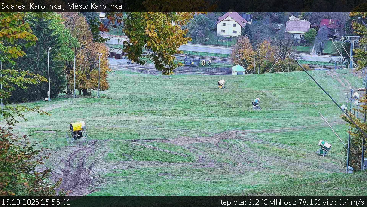 Skiareál Karolinka - Město Karolinka - 16.10.2025 v 15:55 Skiareál Karolinka - Město Karolinka - 16.10.2025 v 15:55