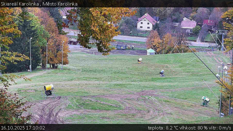 Skiareál Karolinka - Město Karolinka - 16.10.2025 v 17:10 Skiareál Karolinka - Město Karolinka - 16.10.2025 v 17:10