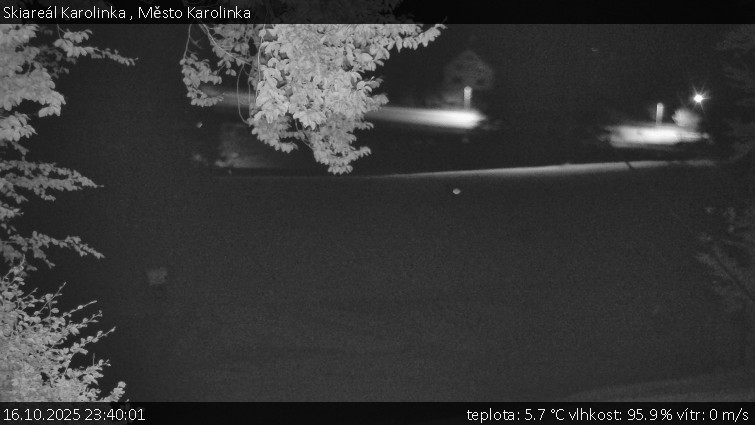 Skiareál Karolinka - Město Karolinka - 16.10.2025 v 23:40 Skiareál Karolinka - Město Karolinka - 16.10.2025 v 23:40