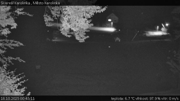Skiareál Karolinka - Město Karolinka - 18.10.2025 v 00:45 Skiareál Karolinka - Město Karolinka - 18.10.2025 v 00:45