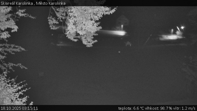 Skiareál Karolinka - Město Karolinka - 18.10.2025 v 03:15 Skiareál Karolinka - Město Karolinka - 18.10.2025 v 03:15