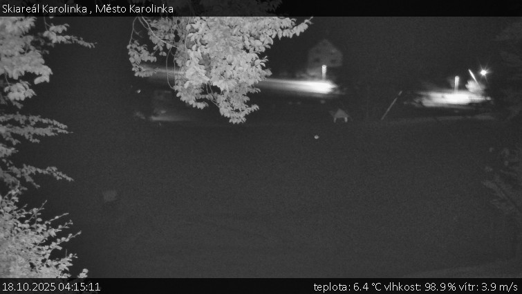 Skiareál Karolinka - Město Karolinka - 18.10.2025 v 04:15 Skiareál Karolinka - Město Karolinka - 18.10.2025 v 04:15