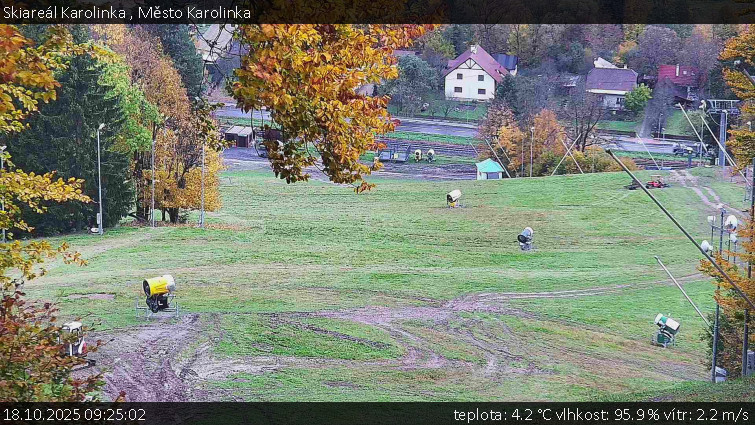 Skiareál Karolinka - Město Karolinka - 18.10.2025 v 09:25 Skiareál Karolinka - Město Karolinka - 18.10.2025 v 09:25