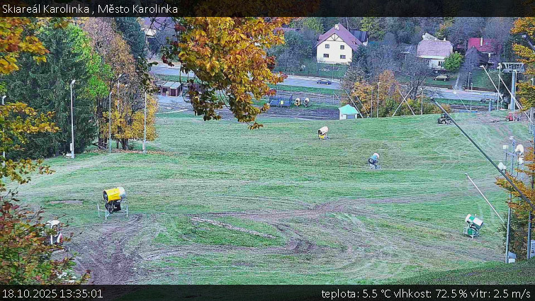 Skiareál Karolinka - Město Karolinka - 18.10.2025 v 13:35 Skiareál Karolinka - Město Karolinka - 18.10.2025 v 13:35