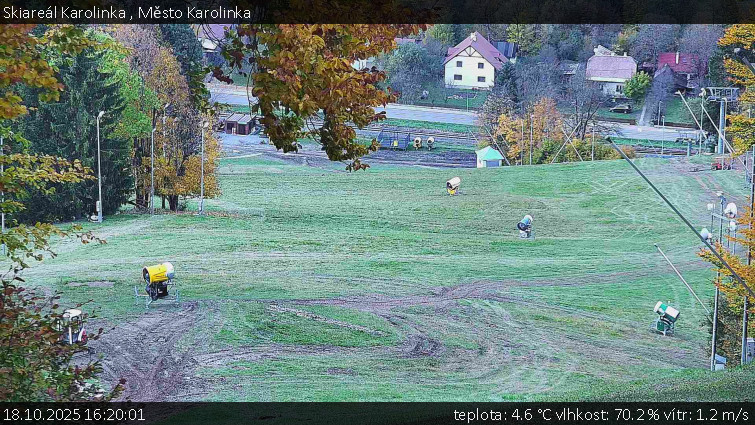 Skiareál Karolinka - Město Karolinka - 18.10.2025 v 16:20 Skiareál Karolinka - Město Karolinka - 18.10.2025 v 16:20