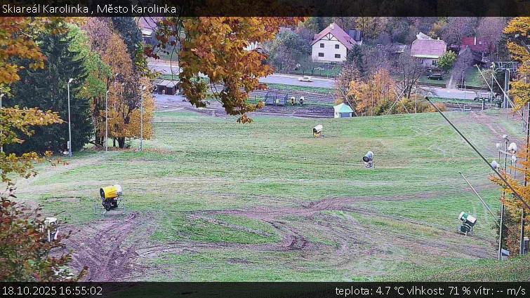 Skiareál Karolinka - Město Karolinka - 18.10.2025 v 16:55 Skiareál Karolinka - Město Karolinka - 18.10.2025 v 16:55