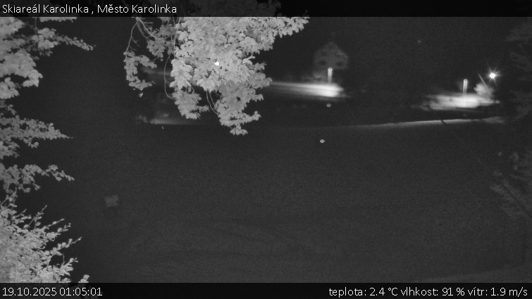 Skiareál Karolinka - Město Karolinka - 19.10.2025 v 01:05 Skiareál Karolinka - Město Karolinka - 19.10.2025 v 01:05