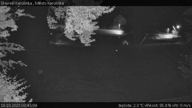 Skiareál Karolinka - Město Karolinka - 19.10.2025 v 03:45 Skiareál Karolinka - Město Karolinka - 19.10.2025 v 03:45