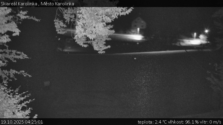 Skiareál Karolinka - Město Karolinka - 19.10.2025 v 04:25 Skiareál Karolinka - Město Karolinka - 19.10.2025 v 04:25