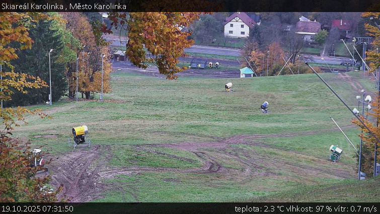 Skiareál Karolinka - Město Karolinka - 19.10.2025 v 07:31 Skiareál Karolinka - Město Karolinka - 19.10.2025 v 07:31