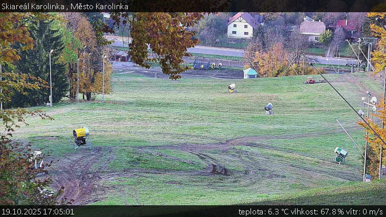 Skiareál Karolinka - Město Karolinka - 19.10.2025 v 17:05 Skiareál Karolinka - Město Karolinka - 19.10.2025 v 17:05