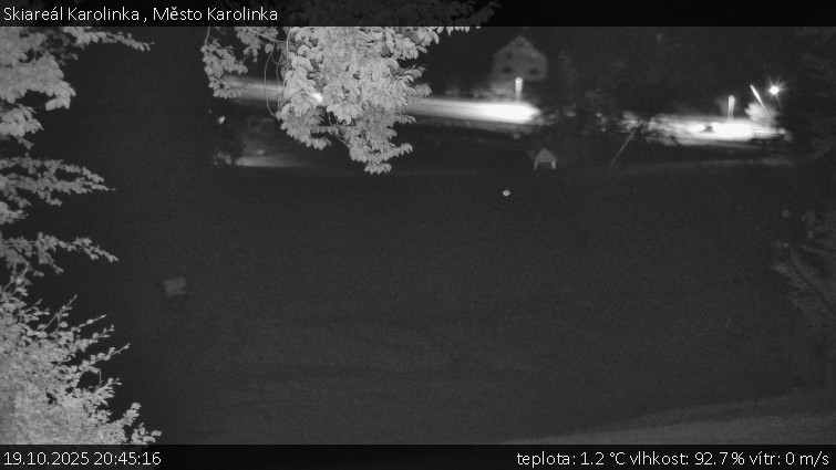 Skiareál Karolinka - Město Karolinka - 19.10.2025 v 20:45 Skiareál Karolinka - Město Karolinka - 19.10.2025 v 20:45