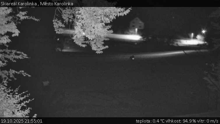 Skiareál Karolinka - Město Karolinka - 19.10.2025 v 21:55 Skiareál Karolinka - Město Karolinka - 19.10.2025 v 21:55