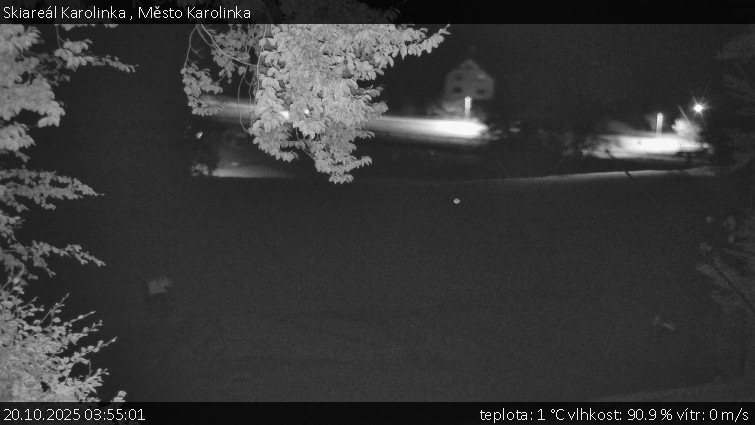 Skiareál Karolinka - Město Karolinka - 20.10.2025 v 03:55 Skiareál Karolinka - Město Karolinka - 20.10.2025 v 03:55