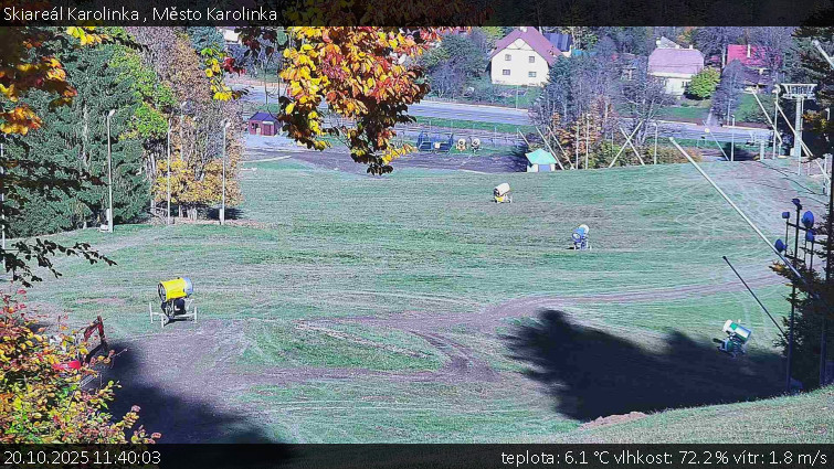 Skiareál Karolinka - Město Karolinka - 20.10.2025 v 11:40 Skiareál Karolinka - Město Karolinka - 20.10.2025 v 11:40