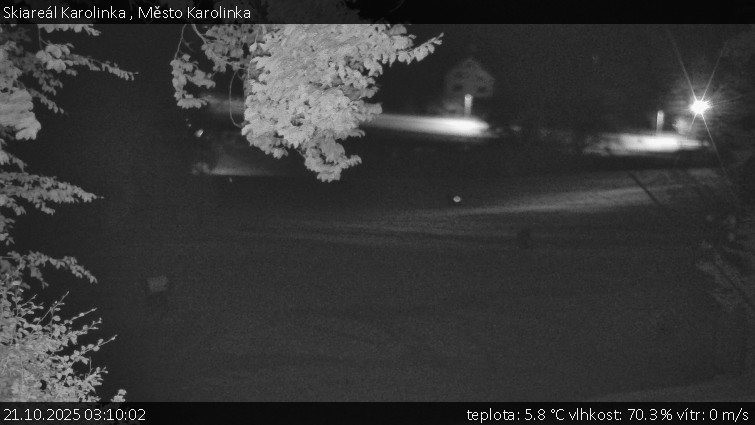 Skiareál Karolinka - Město Karolinka - 21.10.2025 v 03:10 Skiareál Karolinka - Město Karolinka - 21.10.2025 v 03:10