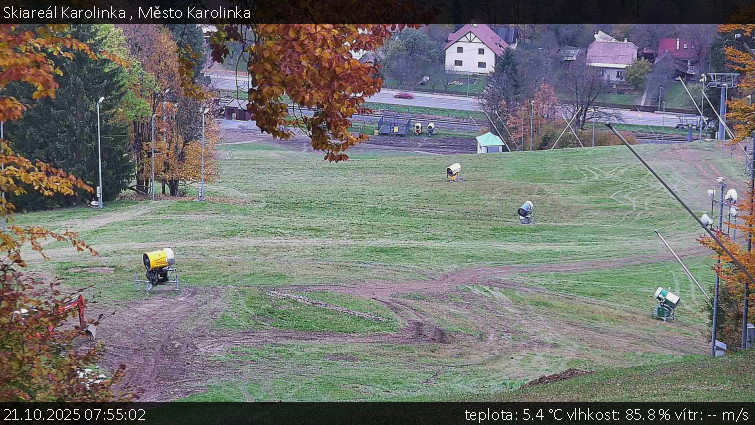 Skiareál Karolinka - Město Karolinka - 21.10.2025 v 07:55 Skiareál Karolinka - Město Karolinka - 21.10.2025 v 07:55
