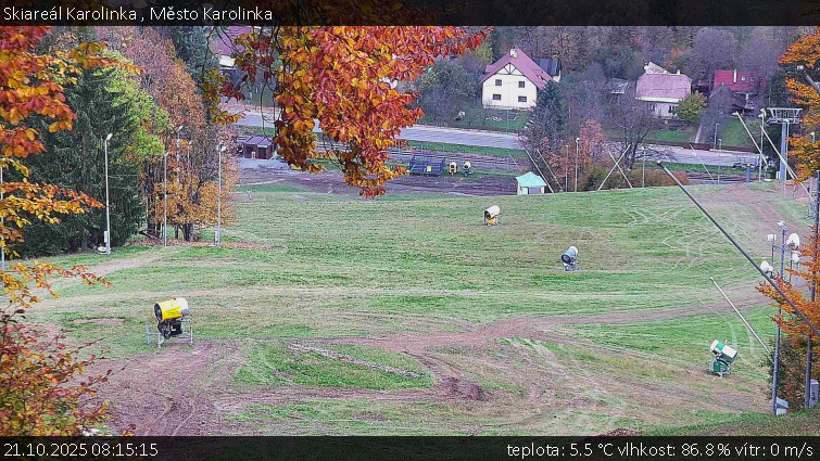Skiareál Karolinka - Město Karolinka - 21.10.2025 v 08:15 Skiareál Karolinka - Město Karolinka - 21.10.2025 v 08:15