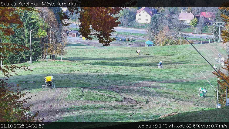 Skiareál Karolinka - Město Karolinka - 21.10.2025 v 14:31 Skiareál Karolinka - Město Karolinka - 21.10.2025 v 14:31