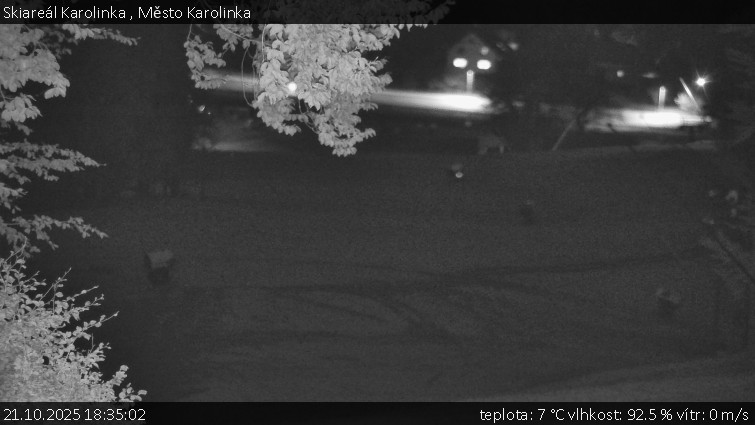Skiareál Karolinka - Město Karolinka - 21.10.2025 v 18:35 Skiareál Karolinka - Město Karolinka - 21.10.2025 v 18:35