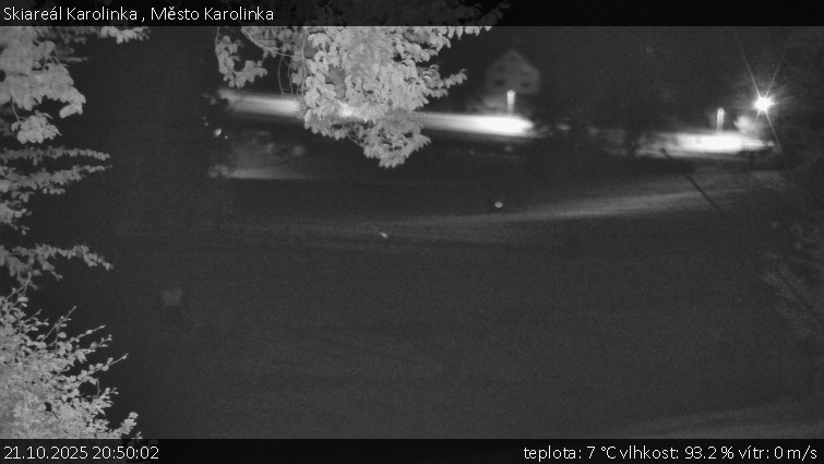 Skiareál Karolinka - Město Karolinka - 21.10.2025 v 20:50 Skiareál Karolinka - Město Karolinka - 21.10.2025 v 20:50