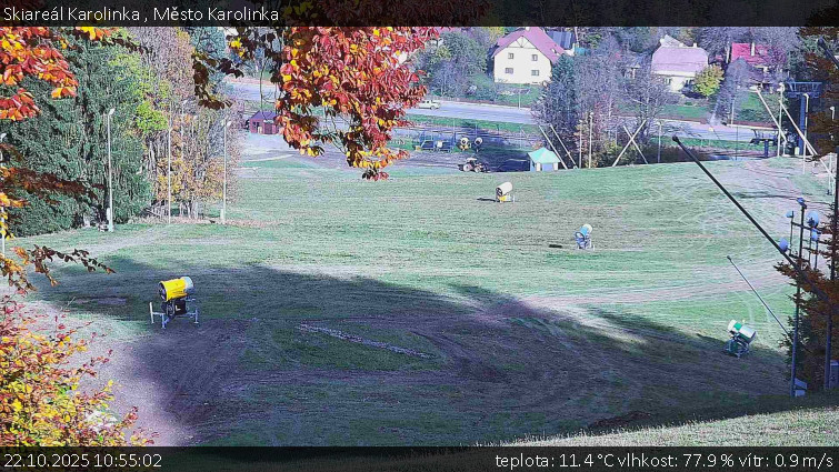 Skiareál Karolinka - Město Karolinka - 22.10.2025 v 10:55 Skiareál Karolinka - Město Karolinka - 22.10.2025 v 10:55
