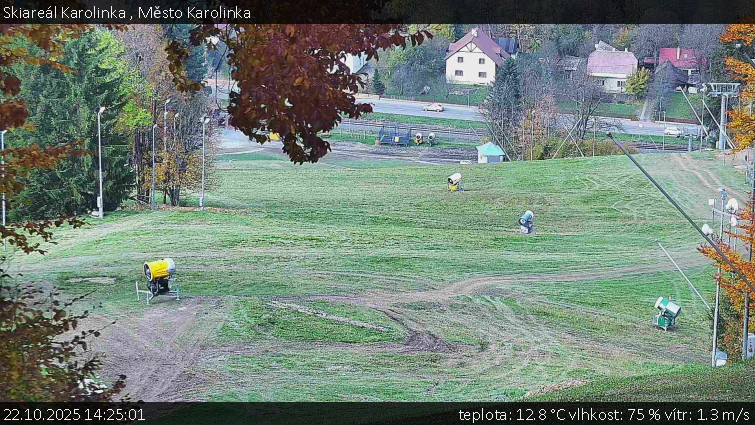 Skiareál Karolinka - Město Karolinka - 22.10.2025 v 14:25 Skiareál Karolinka - Město Karolinka - 22.10.2025 v 14:25