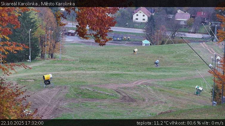 Skiareál Karolinka - Město Karolinka - 22.10.2025 v 17:32 Skiareál Karolinka - Město Karolinka - 22.10.2025 v 17:32