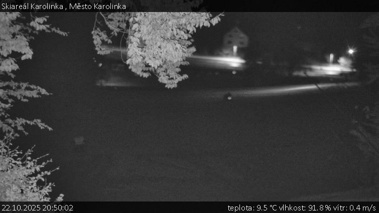 Skiareál Karolinka - Město Karolinka - 22.10.2025 v 20:50 Skiareál Karolinka - Město Karolinka - 22.10.2025 v 20:50
