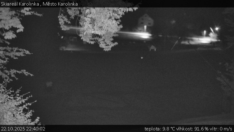 Skiareál Karolinka - Město Karolinka - 22.10.2025 v 22:40 Skiareál Karolinka - Město Karolinka - 22.10.2025 v 22:40