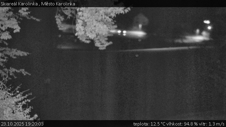 Skiareál Karolinka - Město Karolinka - 23.10.2025 v 19:20 Skiareál Karolinka - Město Karolinka - 23.10.2025 v 19:20