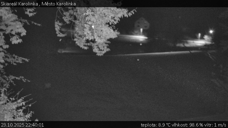 Skiareál Karolinka - Město Karolinka - 23.10.2025 v 22:40 Skiareál Karolinka - Město Karolinka - 23.10.2025 v 22:40