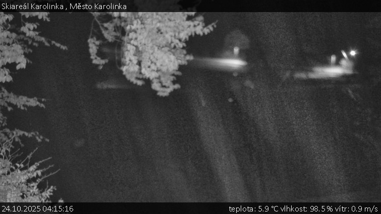 Skiareál Karolinka - Město Karolinka - 24.10.2025 v 04:15 Skiareál Karolinka - Město Karolinka - 24.10.2025 v 04:15