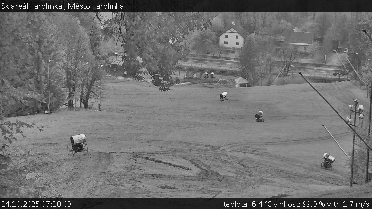 Skiareál Karolinka - Město Karolinka - 24.10.2025 v 07:20 Skiareál Karolinka - Město Karolinka - 24.10.2025 v 07:20