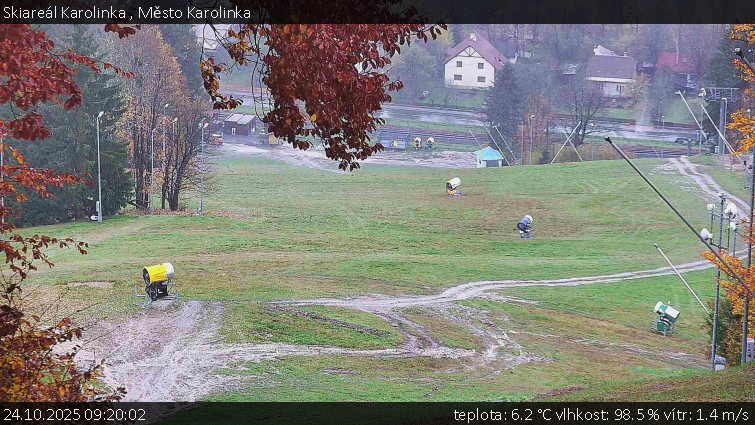 Skiareál Karolinka - Město Karolinka - 24.10.2025 v 09:20 Skiareál Karolinka - Město Karolinka - 24.10.2025 v 09:20
