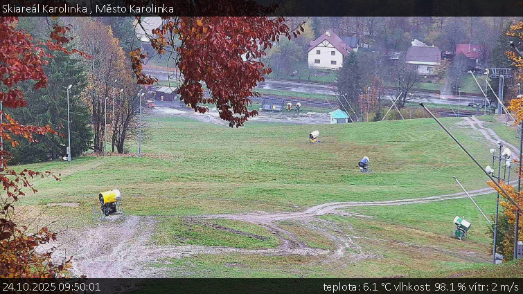Skiareál Karolinka - Město Karolinka - 24.10.2025 v 09:50 Skiareál Karolinka - Město Karolinka - 24.10.2025 v 09:50
