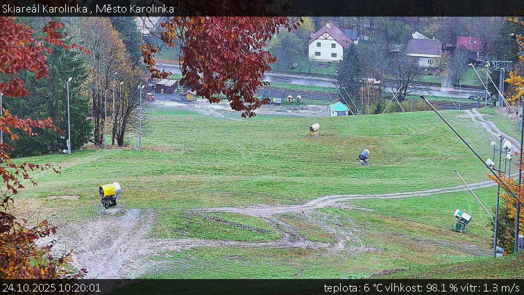 Skiareál Karolinka - Město Karolinka - 24.10.2025 v 10:20 Skiareál Karolinka - Město Karolinka - 24.10.2025 v 10:20