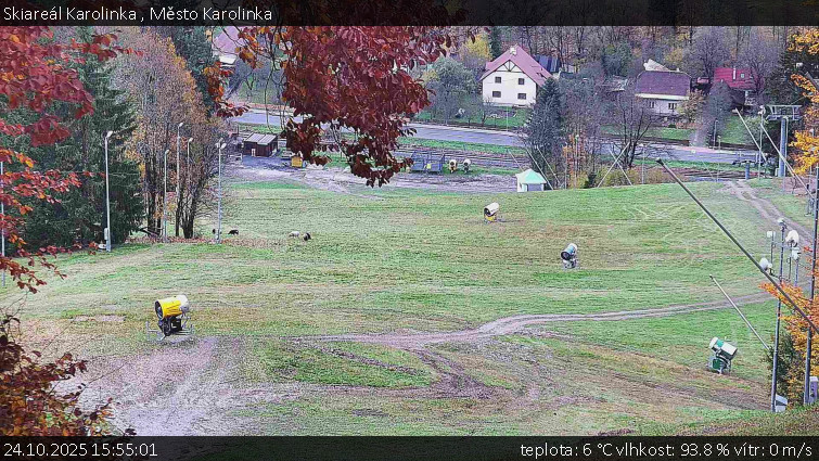 Skiareál Karolinka - Město Karolinka - 24.10.2025 v 15:55 Skiareál Karolinka - Město Karolinka - 24.10.2025 v 15:55