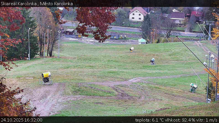 Skiareál Karolinka - Město Karolinka - 24.10.2025 v 16:32 Skiareál Karolinka - Město Karolinka - 24.10.2025 v 16:32