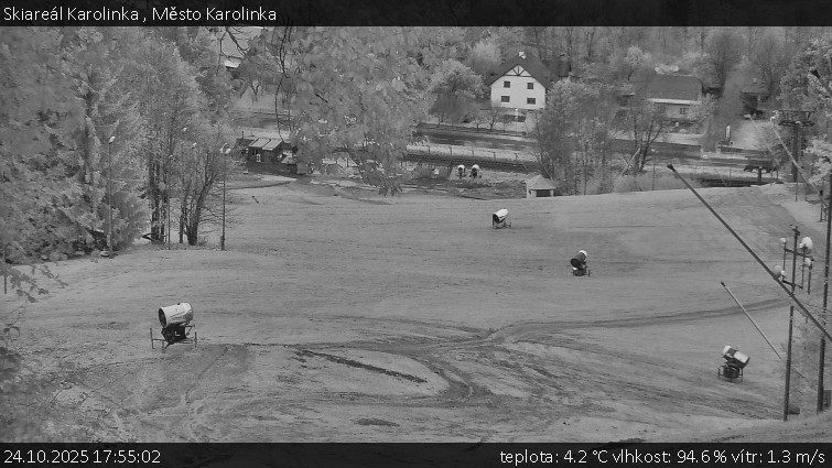 Skiareál Karolinka - Město Karolinka - 24.10.2025 v 17:55 Skiareál Karolinka - Město Karolinka - 24.10.2025 v 17:55