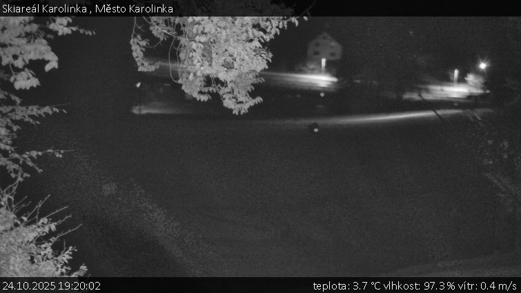 Skiareál Karolinka - Město Karolinka - 24.10.2025 v 19:20 Skiareál Karolinka - Město Karolinka - 24.10.2025 v 19:20