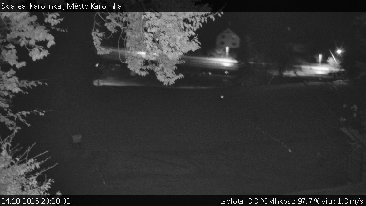 Skiareál Karolinka - Město Karolinka - 24.10.2025 v 20:20 Skiareál Karolinka - Město Karolinka - 24.10.2025 v 20:20