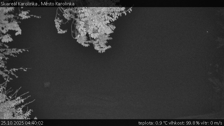 Skiareál Karolinka  - Město Karolinka - 25.10.2025 v 04:40 Skiareál Karolinka  - Město Karolinka - 25.10.2025 v 04:40